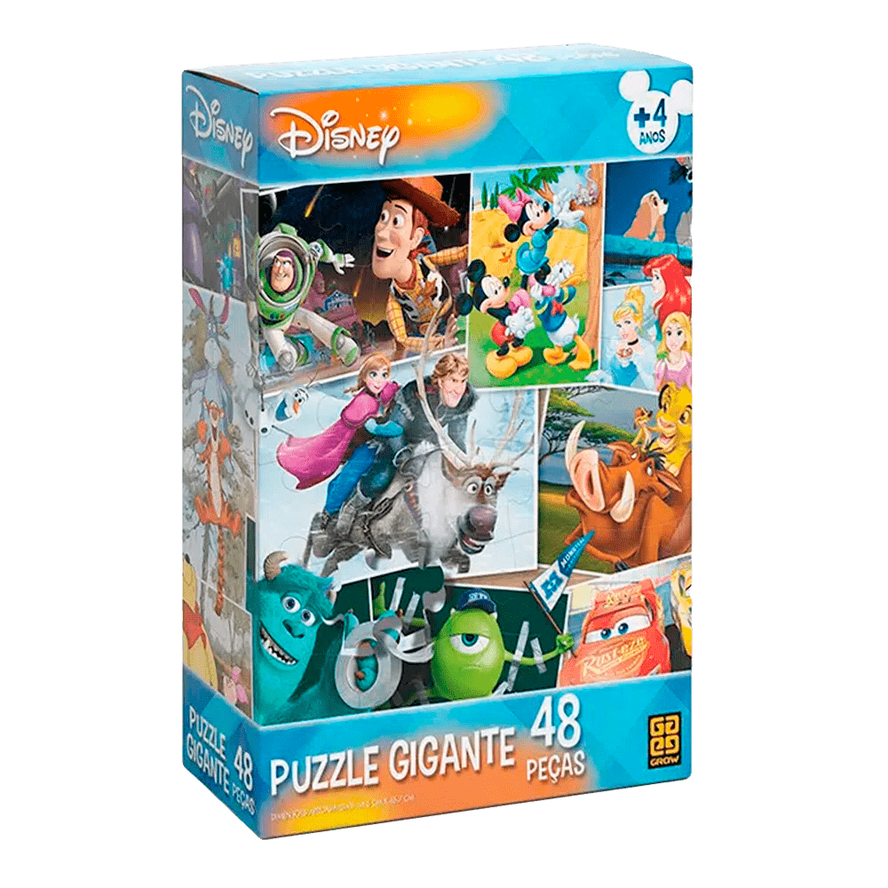 Puzzle Gigante 48 peças Disney / Giant Puzzle 48 Disney Pieces - Grow