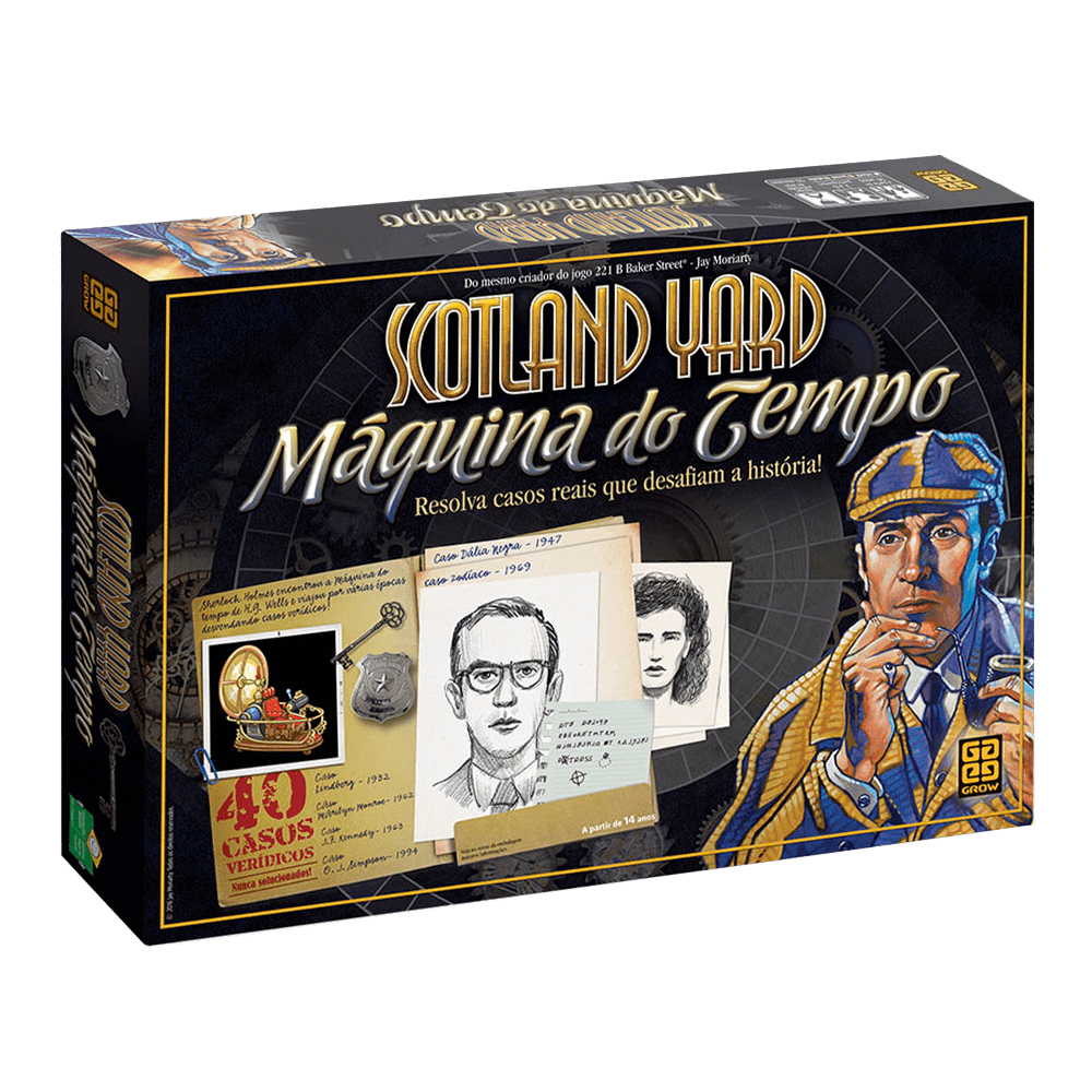 Jogo Scotland Yard Máquina do Tempo / Game scotland yard time machine - Grow