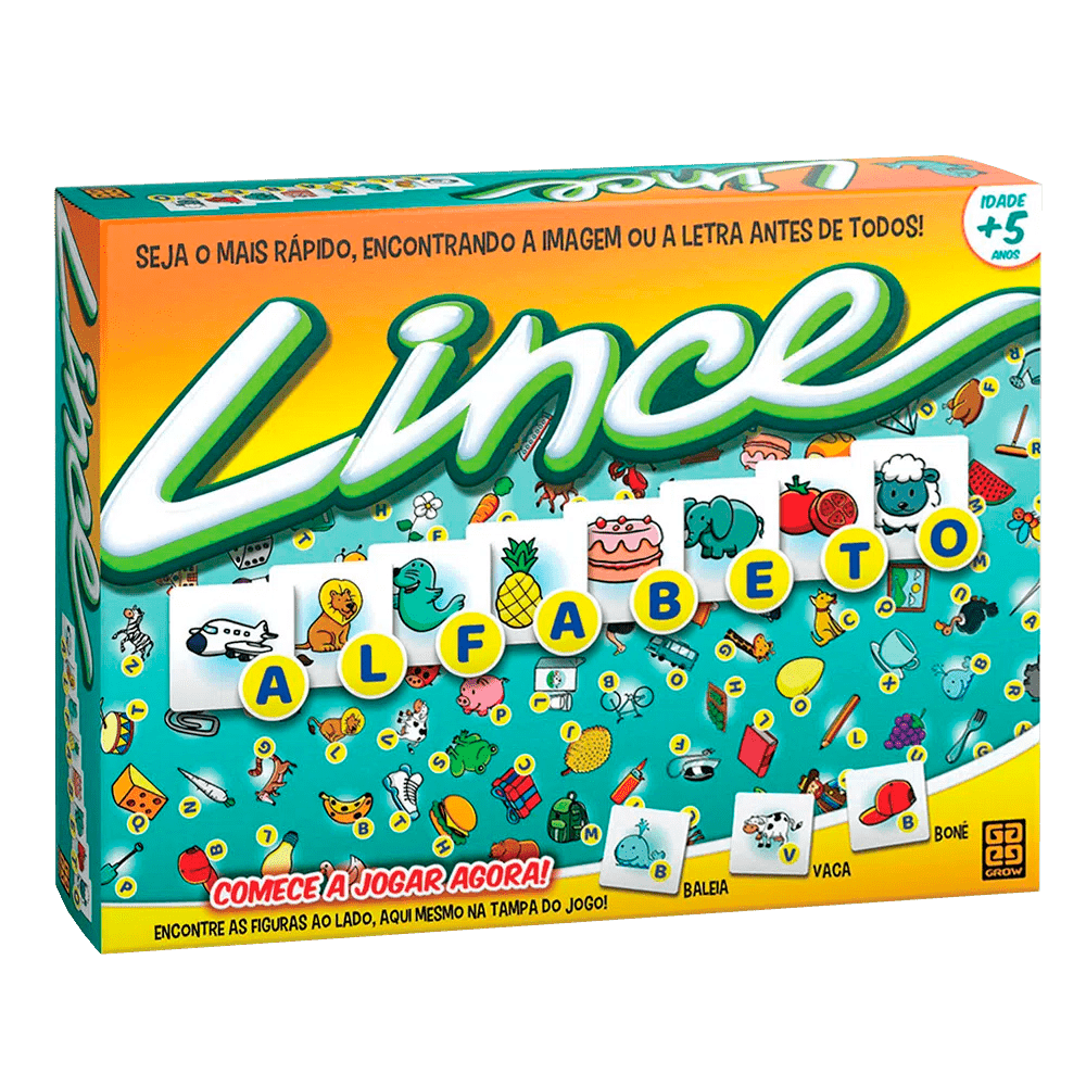 Jogo Lince Alfabeto / Alphabet lynx game - Grow