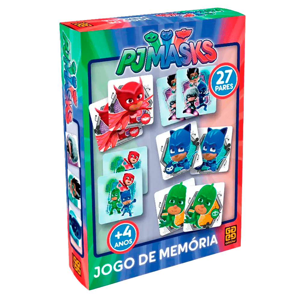Jogo de Memória PJ Masks / Memory set PJ Masks - Grow