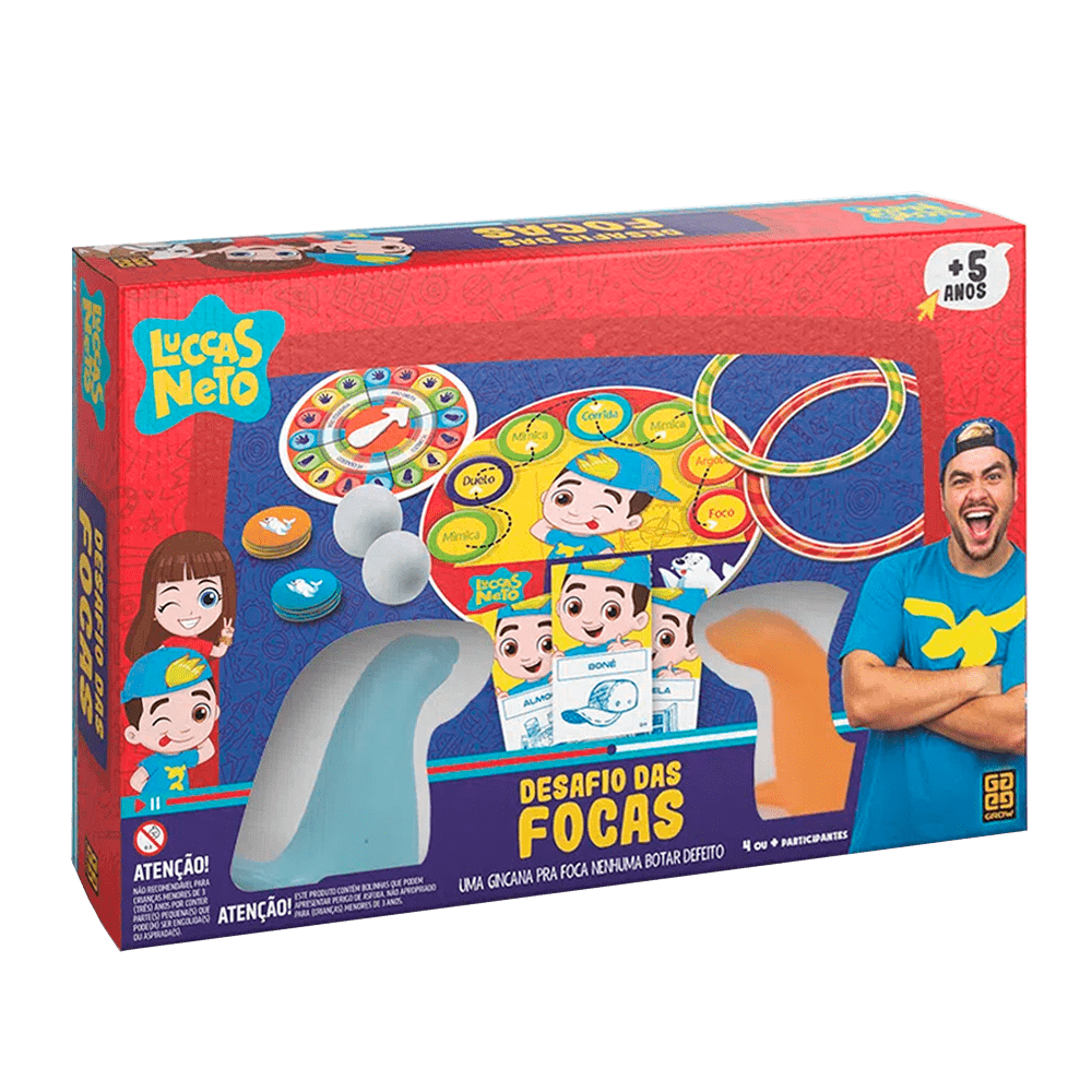 Jogo Desafio das Focas Luccas Neto / Game Focas Challenge Luccas Neto - Grow