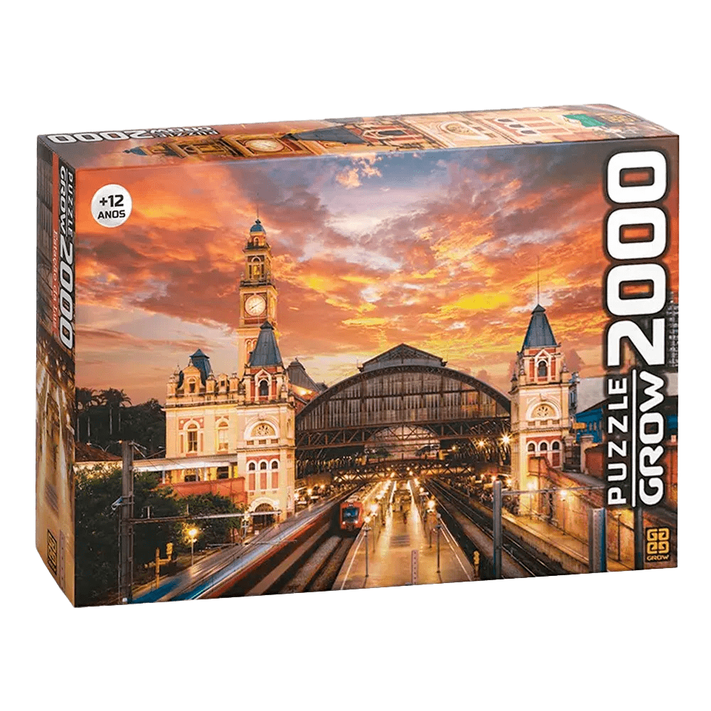 Puzzle 2000 peças Estação da Luz / Puzzle 2000 pieces light season - Grow