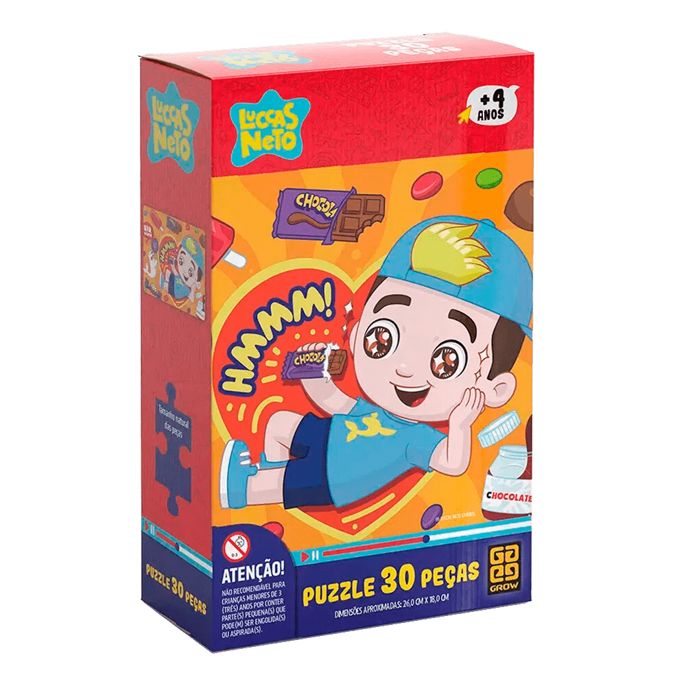 Puzzle 30 peças Luccas Neto / Puzzle 30 pieces Luccas Neto - Grow