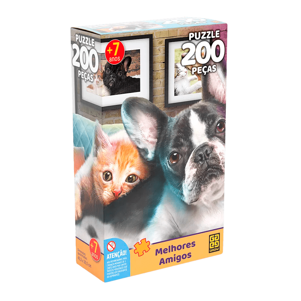 Puzzle 200 peças Melhores Amigos / Puzzle 200 pieces best friends - Grow