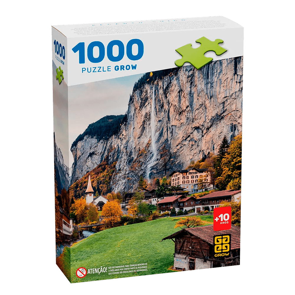 Puzzle 1000 peças Recanto Suiço / Puzzle 1000 Pieces Recanto Swiss - Grow
