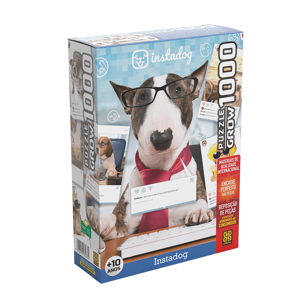 Puzzle 1000 peças Instadog / Puzzle 1000 pieces Instadog - Grow