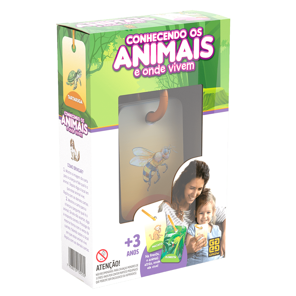 Conhecendo os Animais e Onde Vivem / Knowing the animals and where they live - Grow