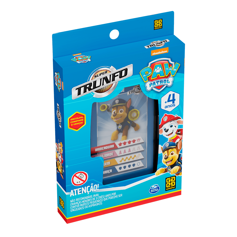 Super Trunfo Patrulha Canina / Super Trump Canine Patrol - Grow
