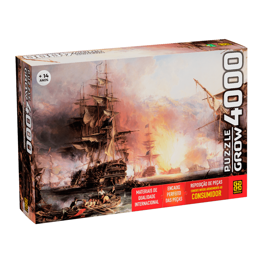 Puzzle 4000 peças Bombardeio em Argel / Puzzle 4000 pieces bombing in Algiers - Grow