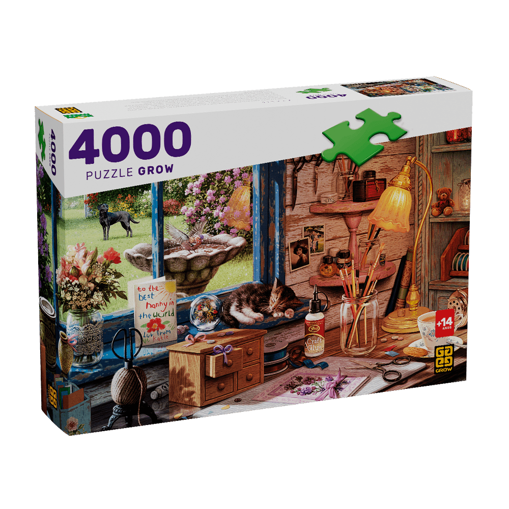 Puzzle 4000 peças Ateliê / Puzzle 4000 pieces atelier - Grow