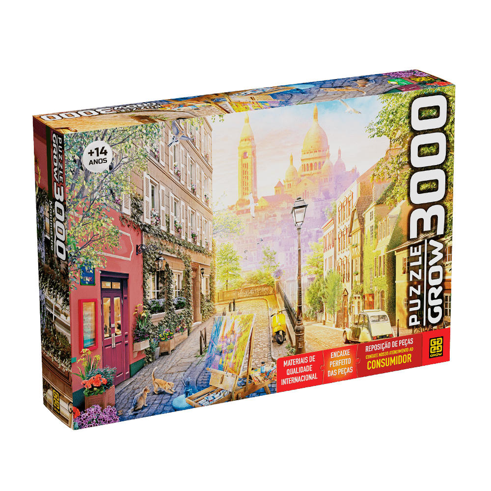 Puzzle 3000 peças Montmartre / Puzzle 3000 pieces Montmartre - Grow
