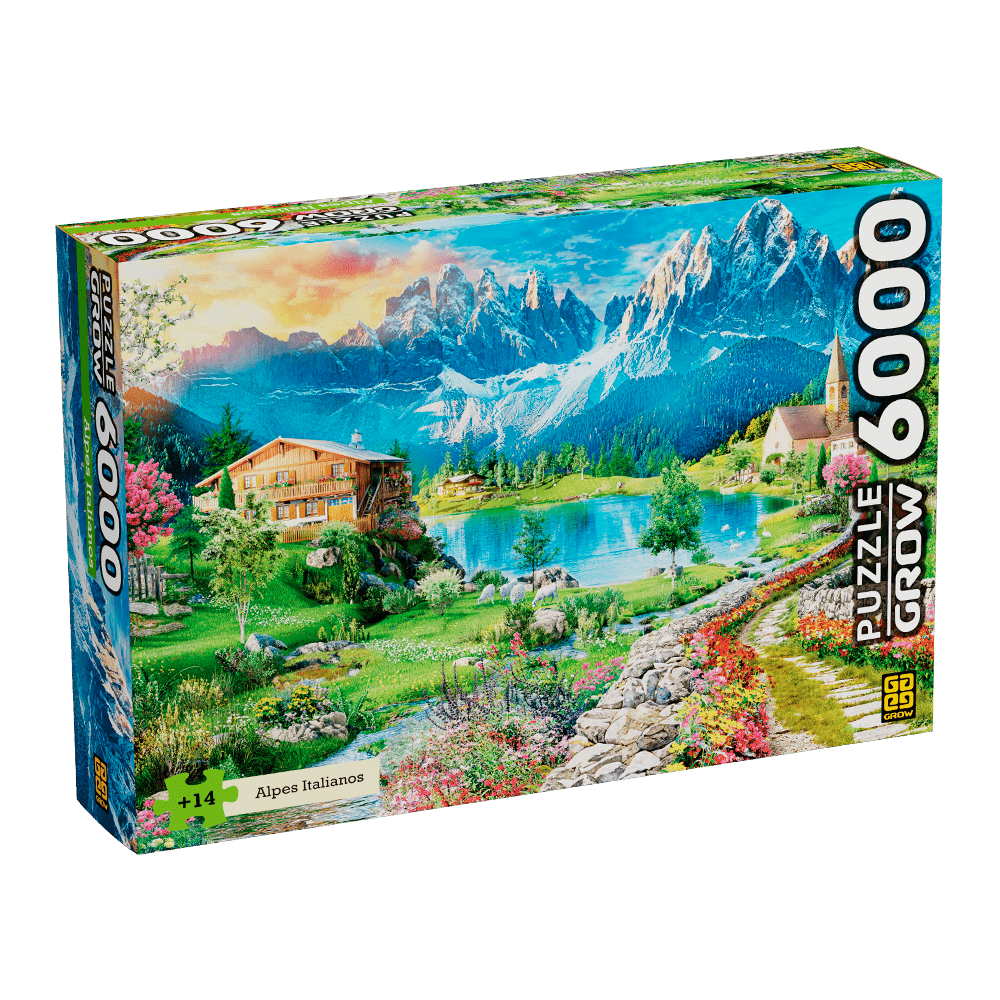 Puzzle 6000 peças Alpes Italianos / Puzzle 6000 Parts Italian Alps - Grow
