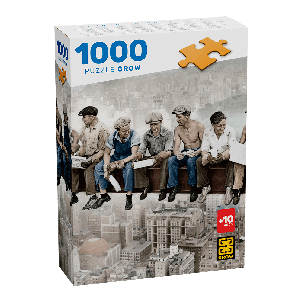 Puzzle 1000 peças Almoço em Nova York / Puzzle 1000 pieces lunch in New York - Grow