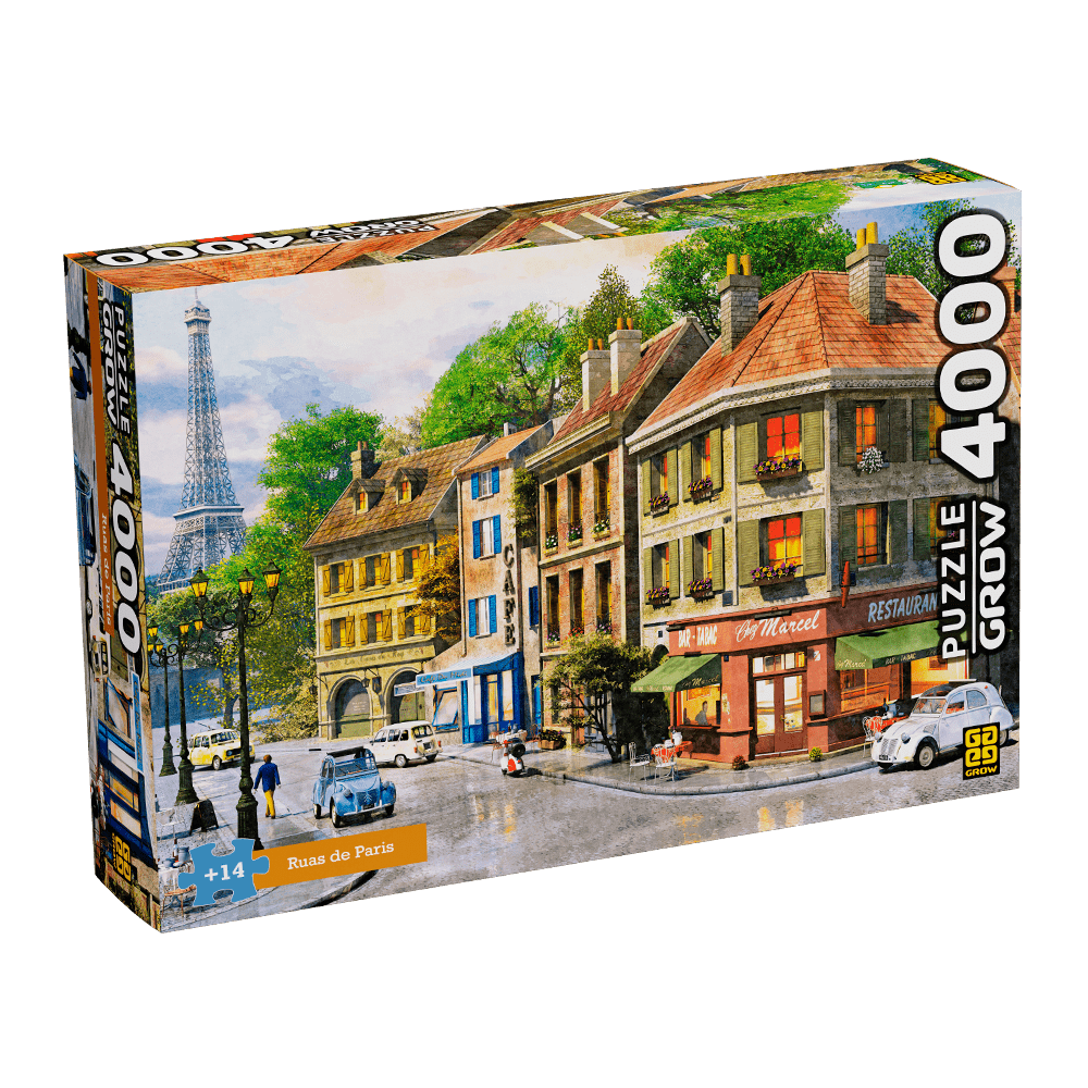 Puzzle 4000 peças Ruas de Paris / Puzzle 4000 pieces Streets of Paris - Grow