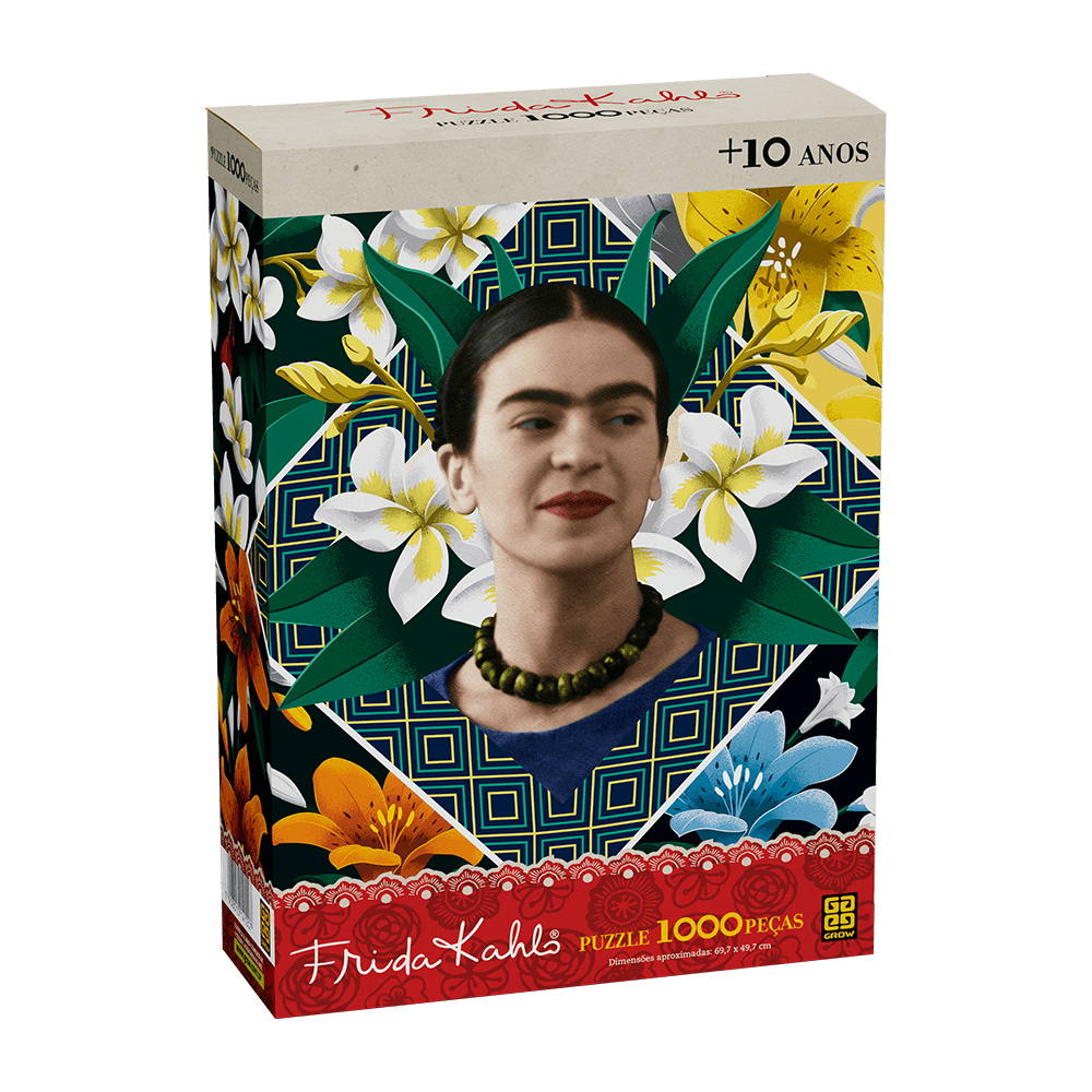 Puzzle 1000 peças Frida Kahlo / Puzzle 1000 pieces Frida Kahlo - Grow