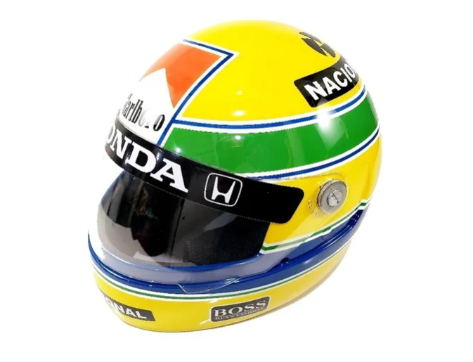 Ayrton senna helmet year 1988 F1 full size Never used Ayrton Senna Da Silva