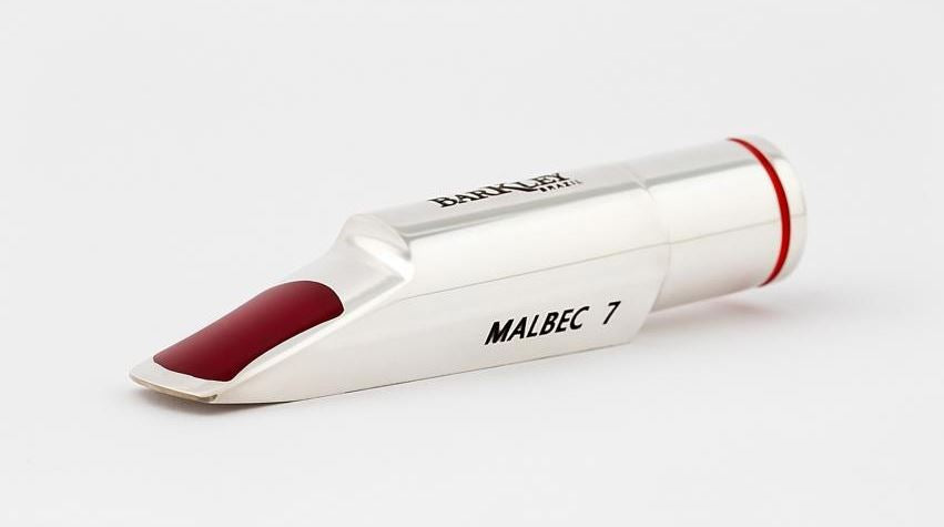 Barkley Malbec 7 Silver Sax Soprano Mouthpiece Saxophone w/ Lig & Cap