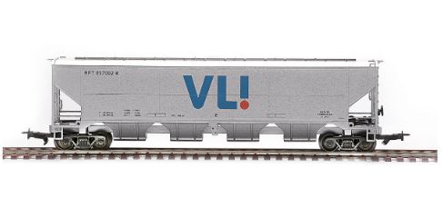Original Silver HFT Wagon Locomotive VLI 2040 FRATESCHI Miniature Collection Figure