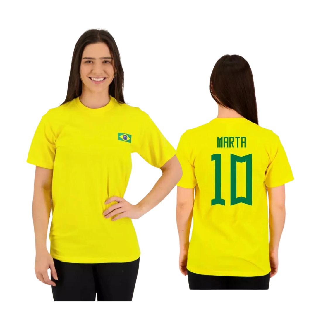 Seleção Brasileira Brazil National Team T-Shirt Marta 10 Shirt
