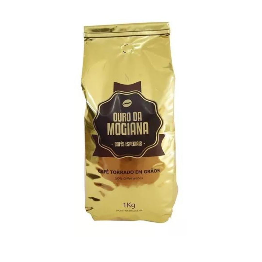 Brazilian Ouro da Mogiana Gourmet Coffee in Grains 1Kg / 35.27 fl oz