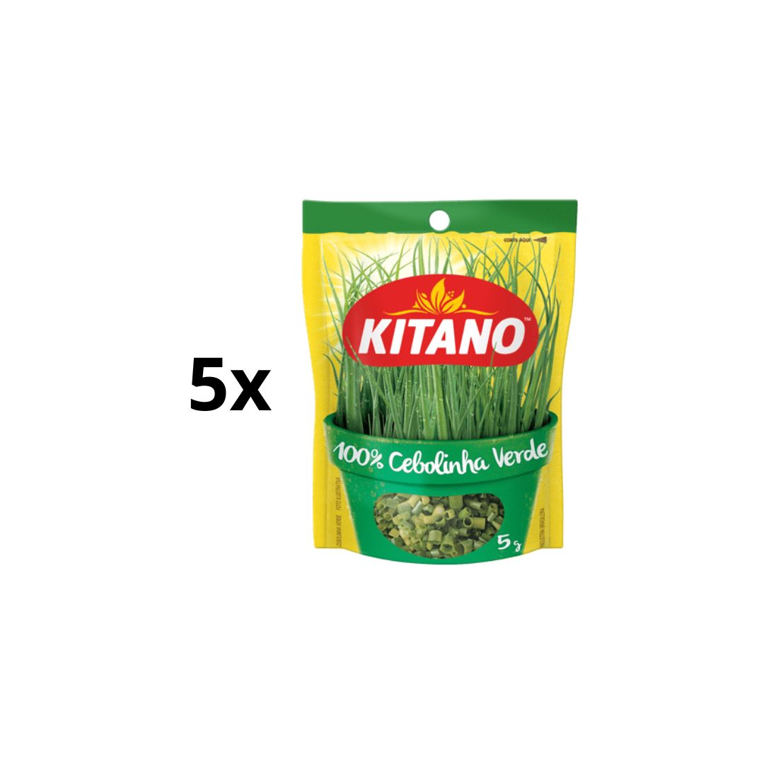 Lot of 5 Brazilian Kitano Cebolinha Green Onion Seasoning Spices Cooking 5g