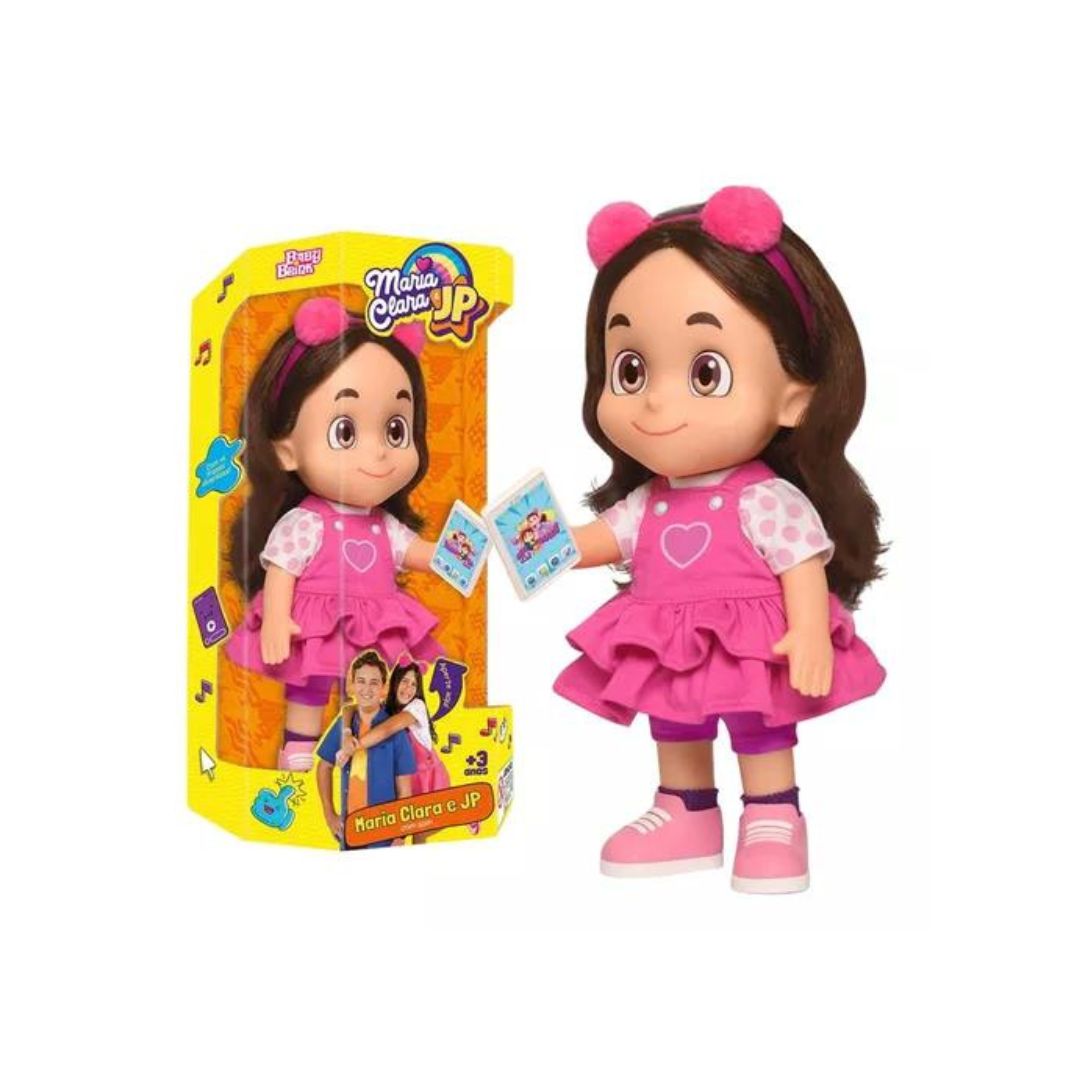 Brazilian Baby Brink Maria Clara & JP Youtuber Doll Toy with Sound