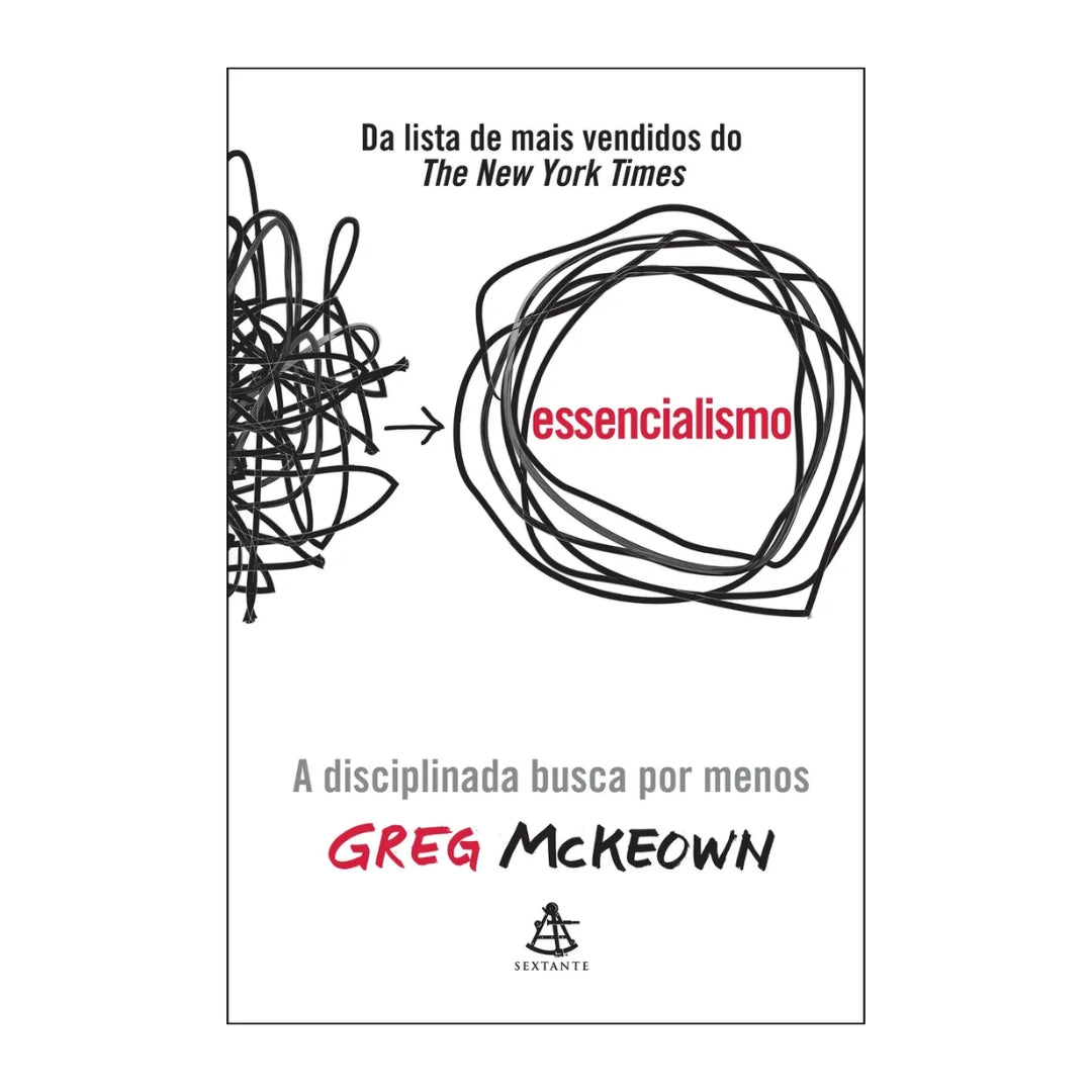 Livro Best Seller Essencialismo Self Help Book 2020 em Portugues Sextante