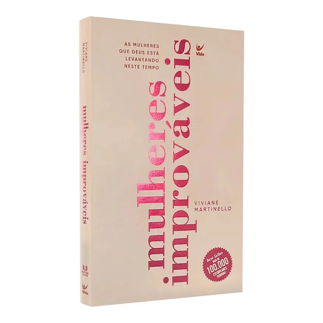 Livro Best Seller Mulheres Improvaveis Evangelical Book em Portugues
