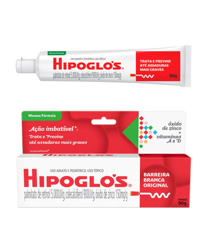 Brazilian Original Hipoglos Baby Skin Diaper Rash Maternity Ointment 90g