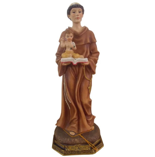 Brazilian Santo Antonio Saint Resin Image 42cm Religious Collectible Decoration