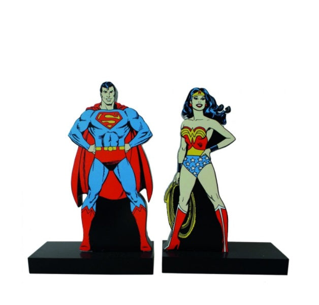 Brazilian Original DC Wonder Woman Superman Book Trimmer Sideboard Decor