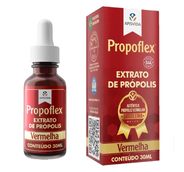Red Propolis Extract 11% Propoflex Healthy Supplement 30ml - Apis Vida