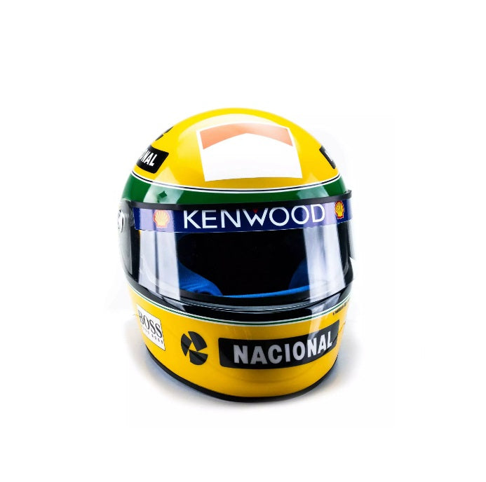Ayrton Senna Donington Park 1993 Helmet Replica w/ Sid Mosca Serial Number
