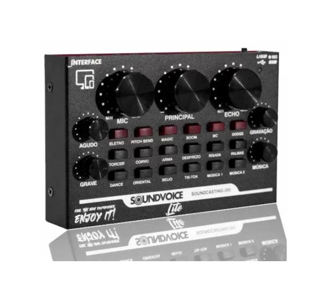 Soundvoice Lite USB Interface Bluetooth Audio Record 12 Effects Soundcasting 300