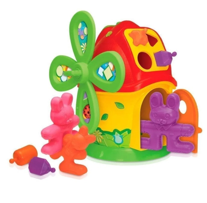 Brazilian Original Gulliver Mill House Shapes Fitting Kids Toy Play Fun Children