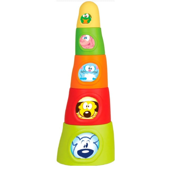 Brazilian Original Gulliver Animal Tower Fit Shapes Kids Play Fun Toys Children