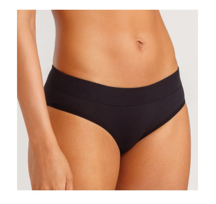 Lot of 3 Mash She Modal Basic Panty Black Underwear Lingerie Brazilian Original