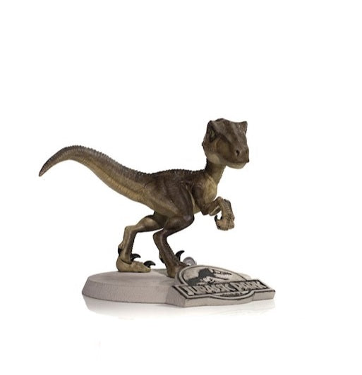 Iron Studios Mini Co Velociraptor Jurassic Park Miniature Collection Figure