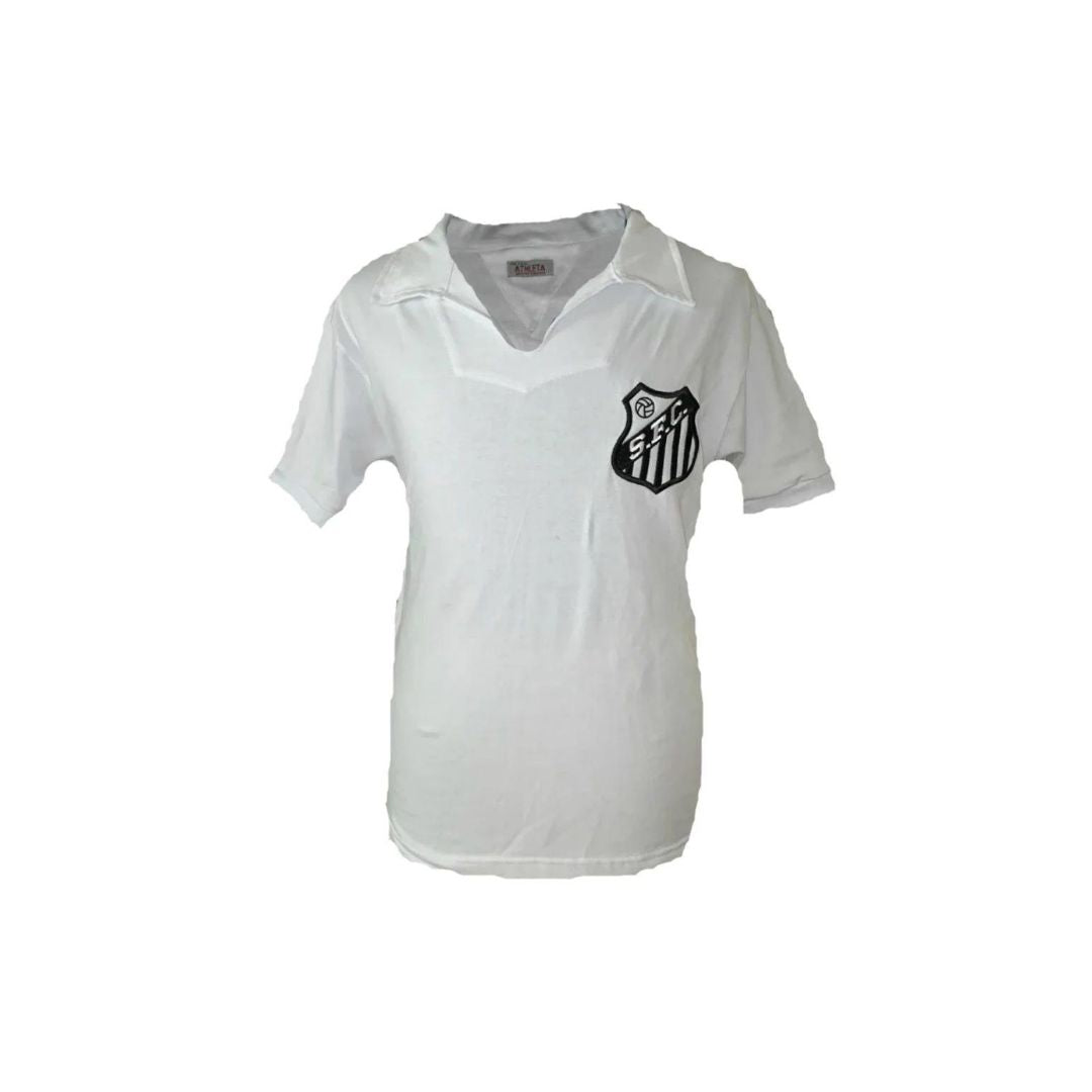 Santos Brazilian Soccer White T-Shirt 1962 / 1963 World Championship Size S