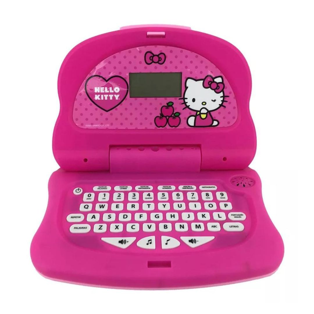 Hello Kitty Kids Bilingual Laptop Children's Notebook Fun Play Toys Candide