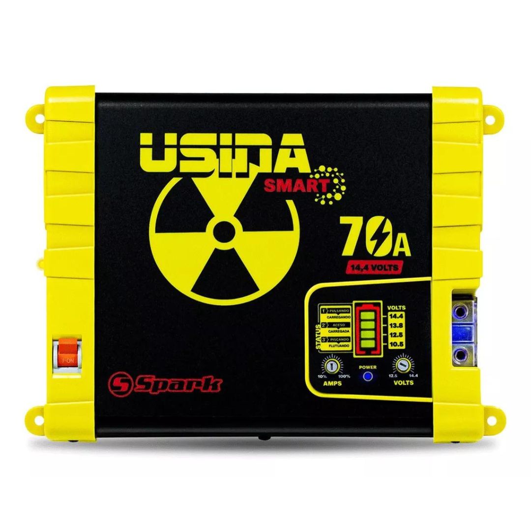 Usina Smart 70A Automotive Source Charger Car Power Supply Battery Spark