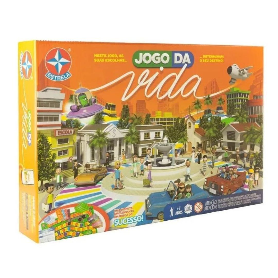 Jogo da Vida Game of Life Boardgame Kids Toys Play Fun Estrela