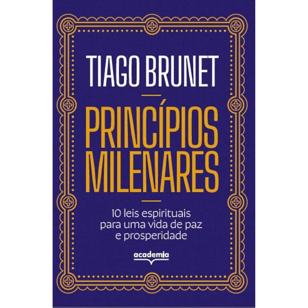 Princípios Milenares Religious Book Thiago Brunet in Portuguese