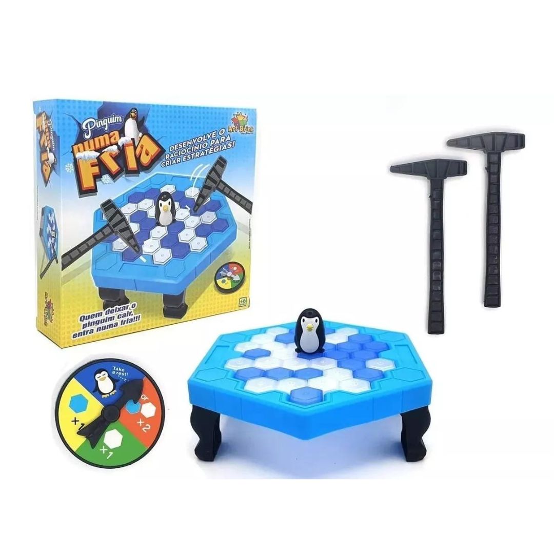 Penguin in a Cold Board Game Kids Children's Toys Fun Play Art Brink