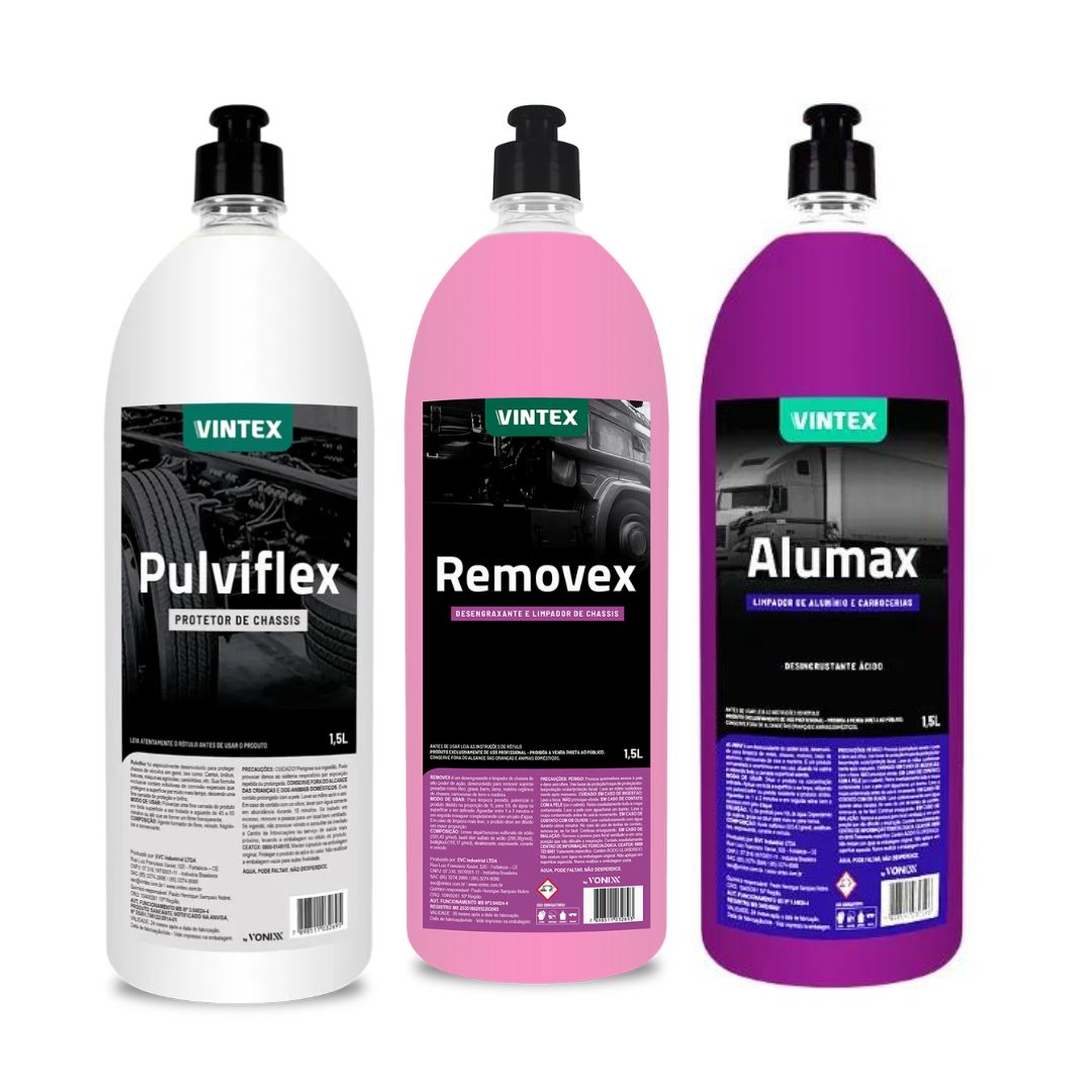 Vonixx Alumax + Pulviflex + Removex Car Automotive Maintenance Kit