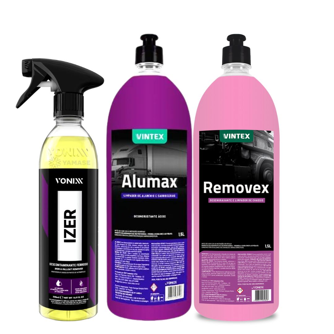 Vonixx Alumax + Removex + Izer Car Automotive Maintenance Care Kit