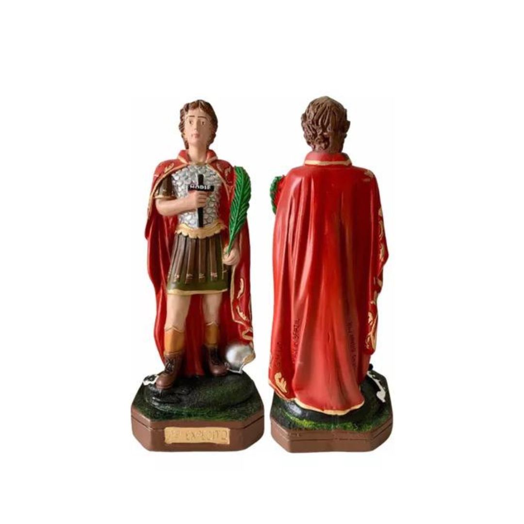 The Keratin Store Collectibles Brazilian Santo Expedito Plaster Image 20cm Saint Expedite