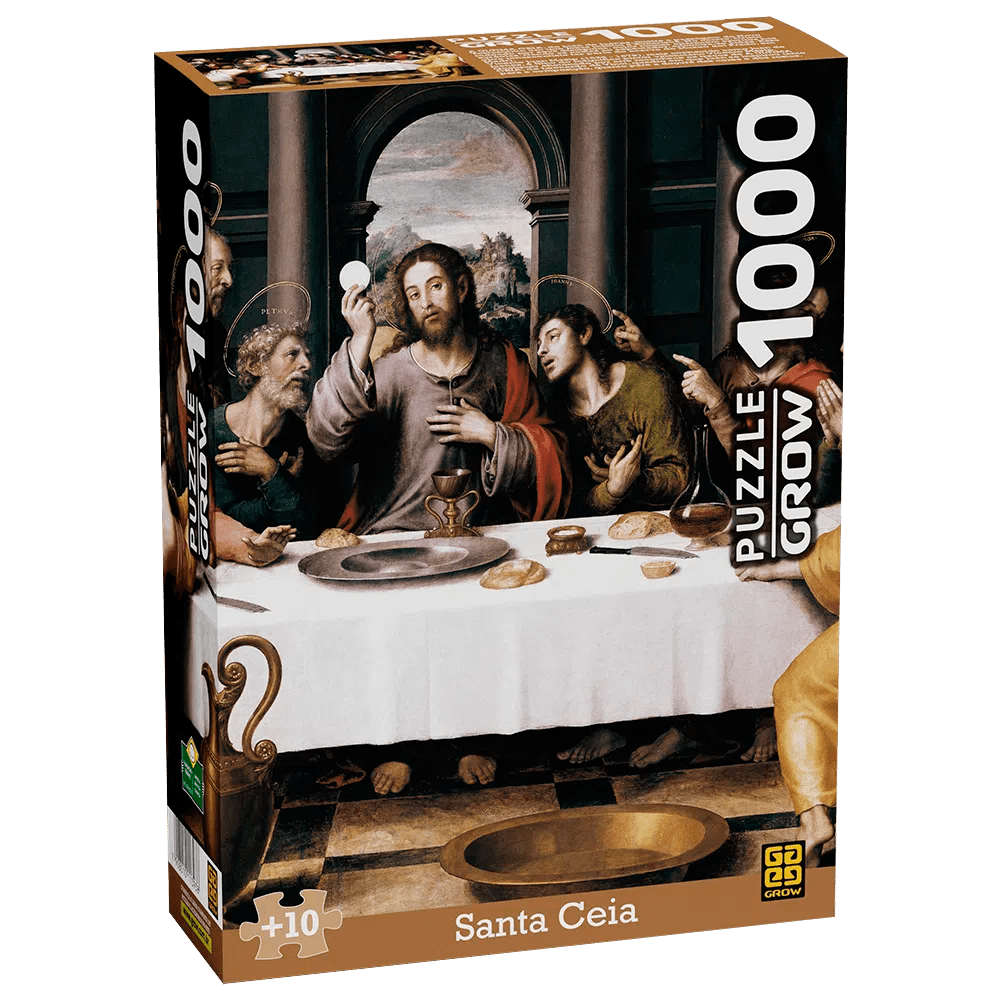 Puzzle 1000 peças Santa Ceia / Puzzle 1000 pieces Santa Supper - Grow