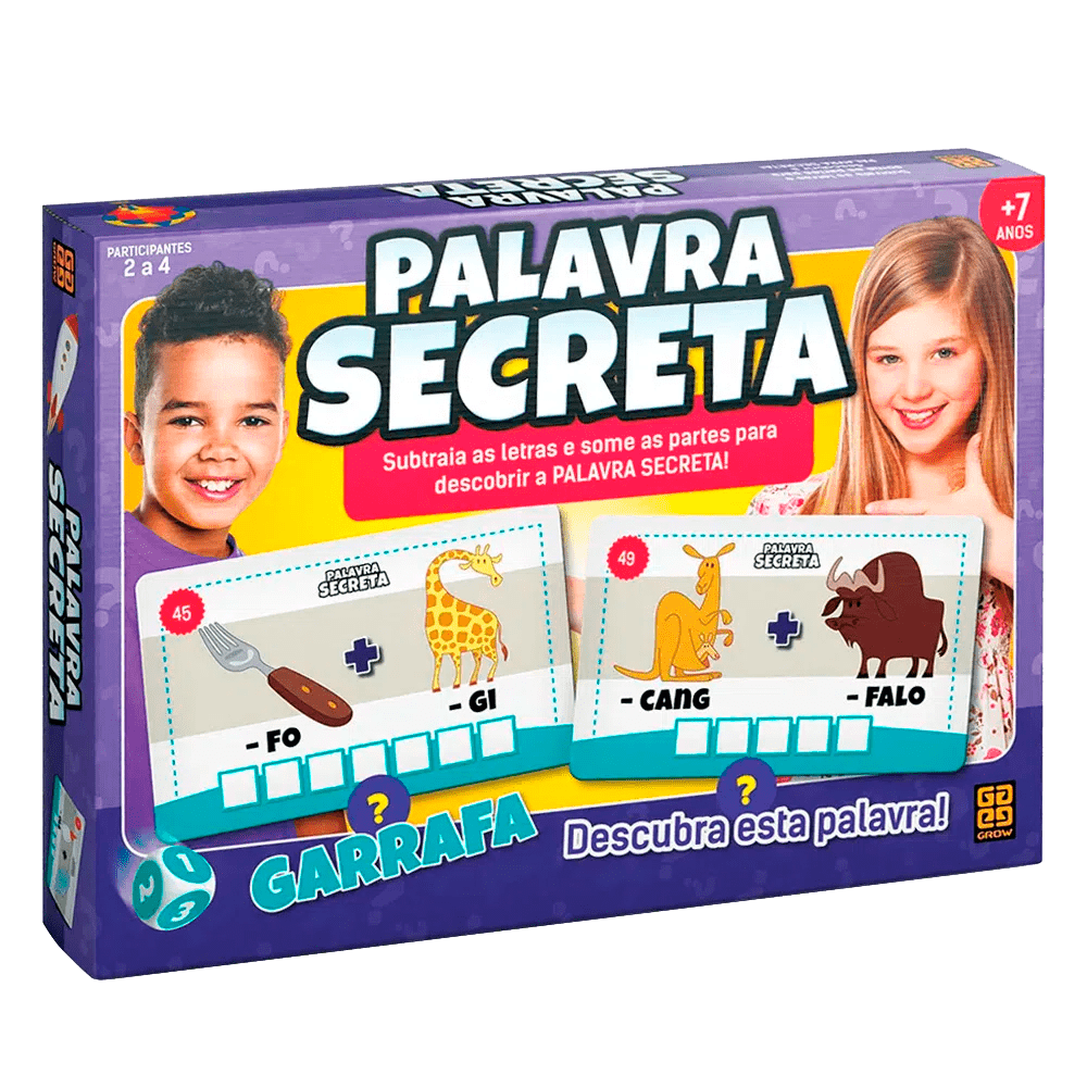 Jogo Palavra Secreta / Secret word game - Grow
