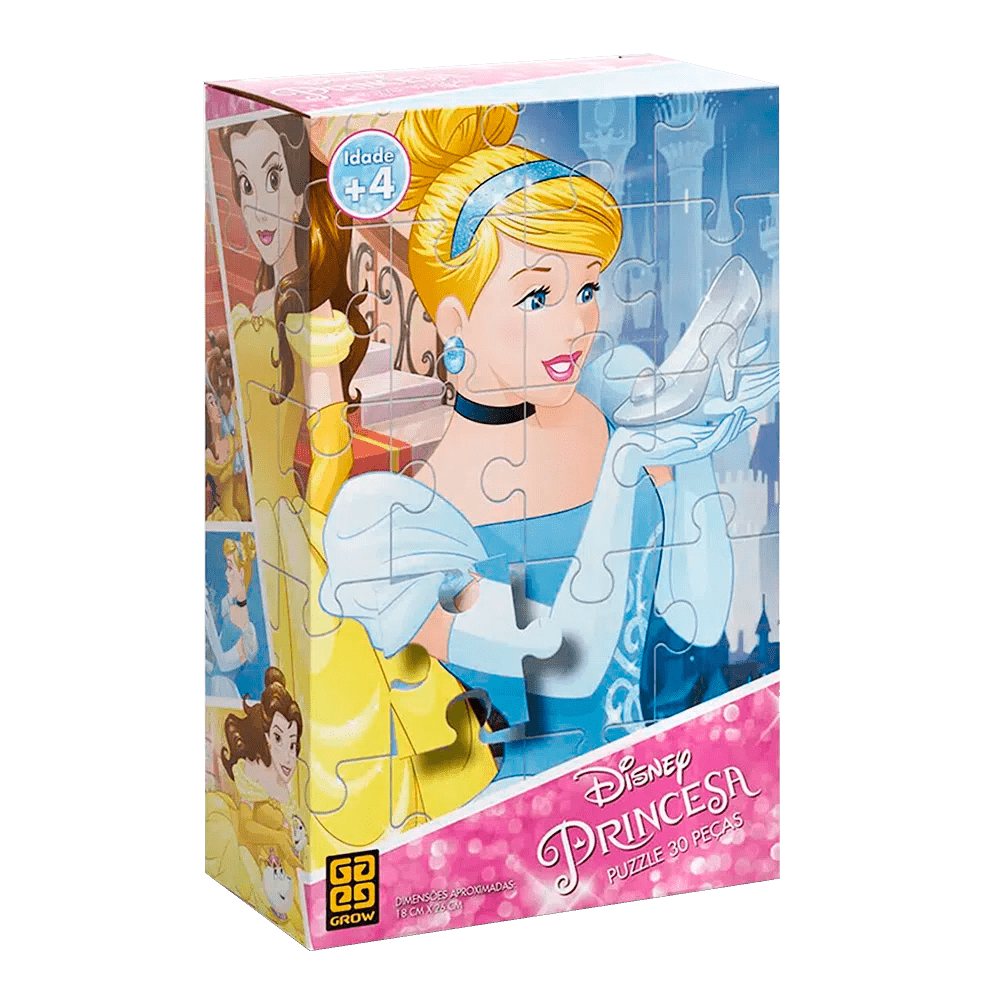 Puzzle 30 peças Princesas / Puzzle 30 Princess Pieces - Grow